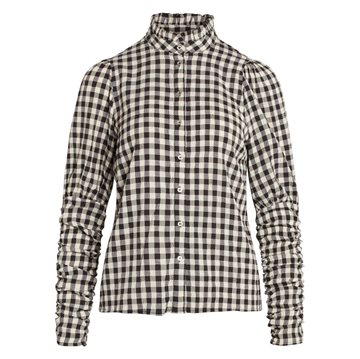 Co´ Couture Cadie Check Puff Shirt - skjorte 95776